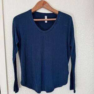 Athleta Classic Navy Blue Women's Top